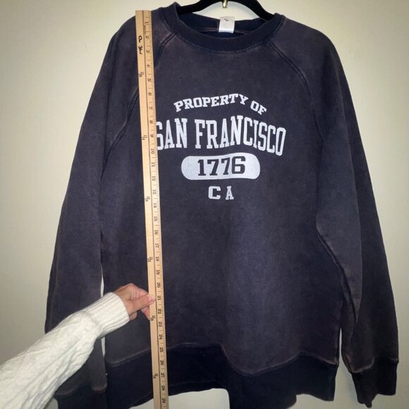 "Property Of San‎ Francisco 1776 CA" Gear For Sports Sweatshirt, Large Blue NWT - Picture 3 of 11